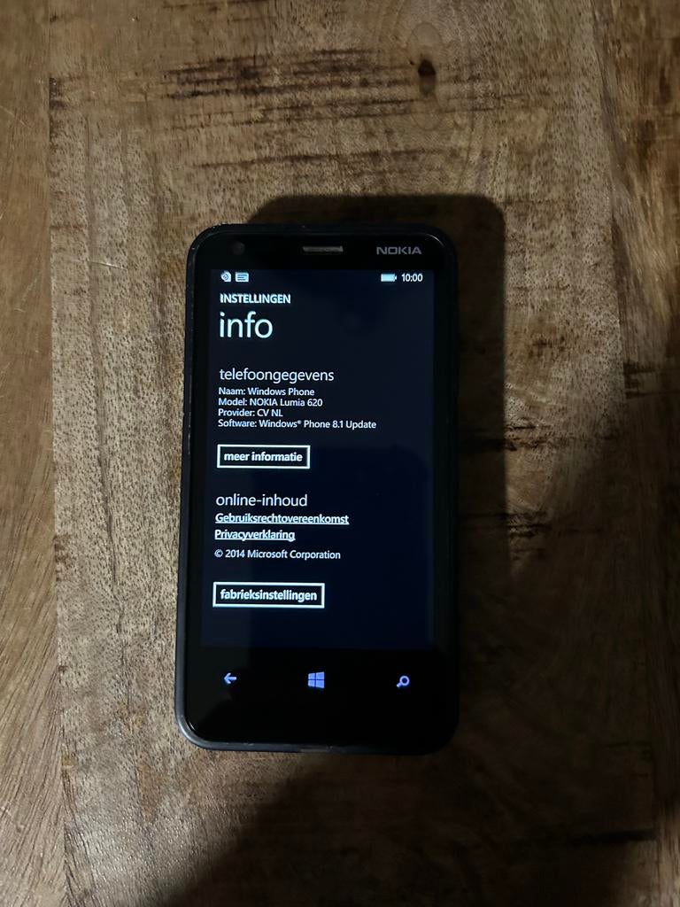 Nokia Lumia 620 Windows Phone, Gebruikt, Zwart, Touchscreen, 3 tot 6 megapixel