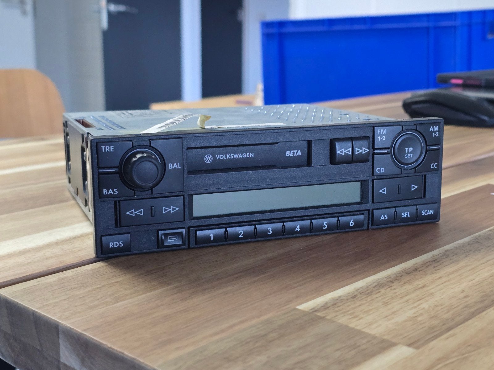 Optie 1: Originele Volkswagen Beta V Radio Cassette OEM, Ophalen of Verzenden