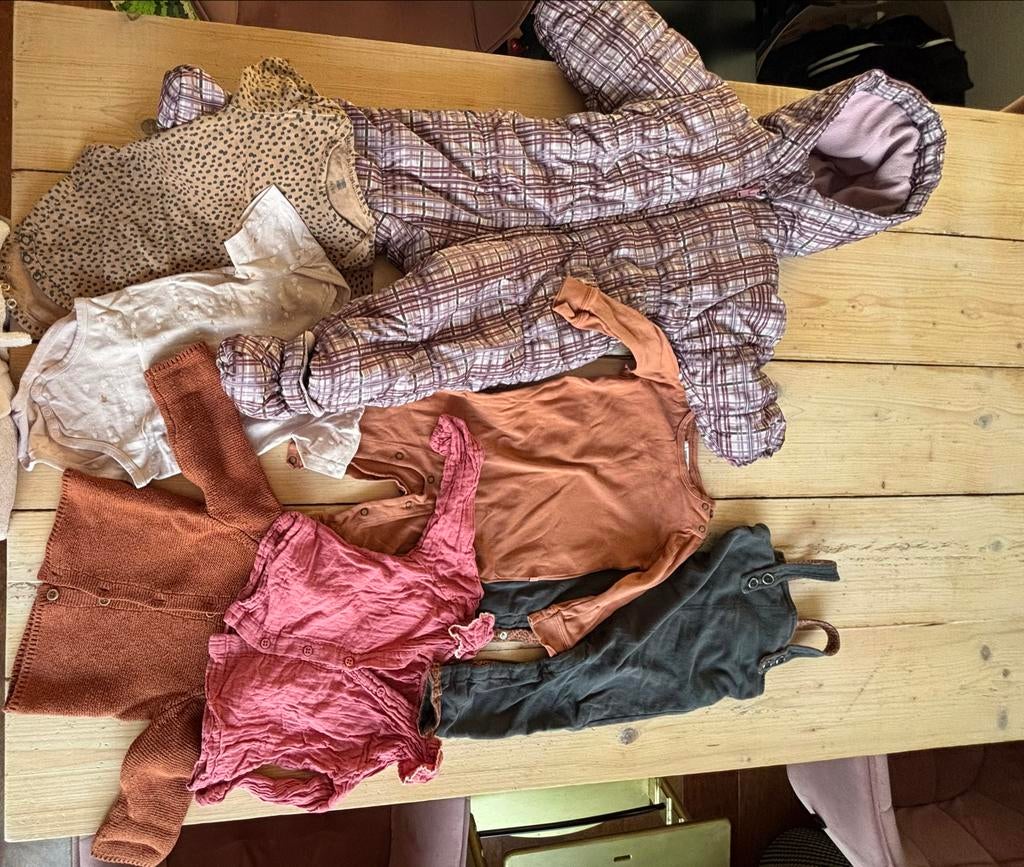 Babykleding pakket meisje 74-80 - Noppies, Repose, PompdeLux, Ophalen of Verzenden, Gebruikt, Maat 74