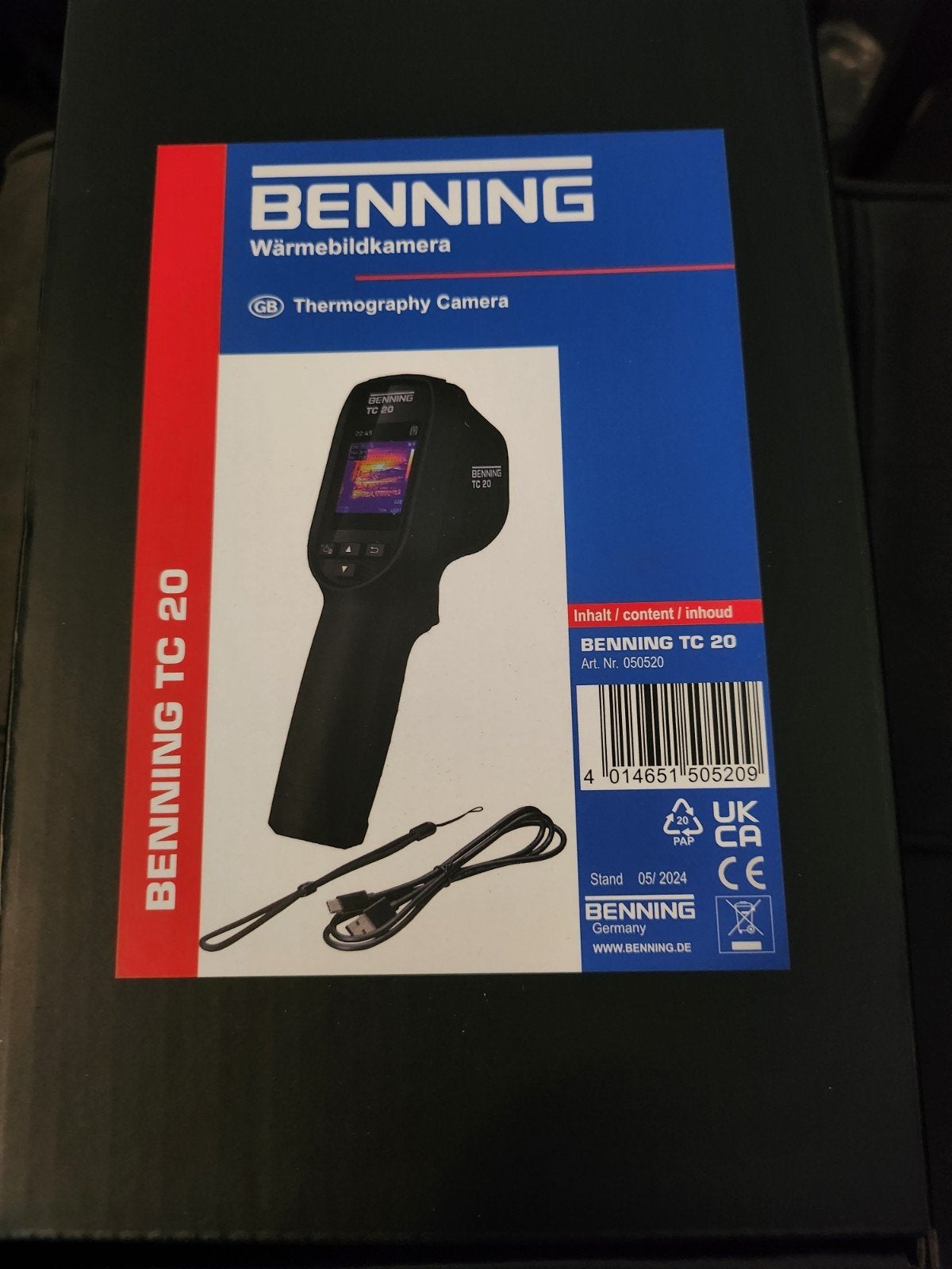 Benning TC 20 Warmtebeeldcamera - Nieuw in doos, Ophalen, Nieuw, Temperatuur