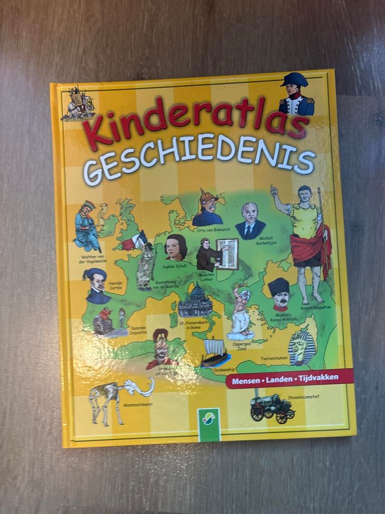 Kinderatlas Geschiedenis - Spannende reis door de tijd, Ophalen of Verzenden, Zo goed als nieuw, Non-fictie
