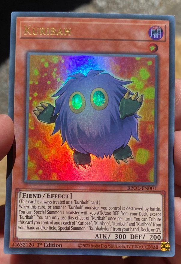 Yu-Gi-Oh! Kuribah BROL 1st Edition !, Hobby en Vrije tijd, Verzamelkaartspellen | Yu-gi-Oh!, Ophalen of Verzenden, Zo goed als nieuw