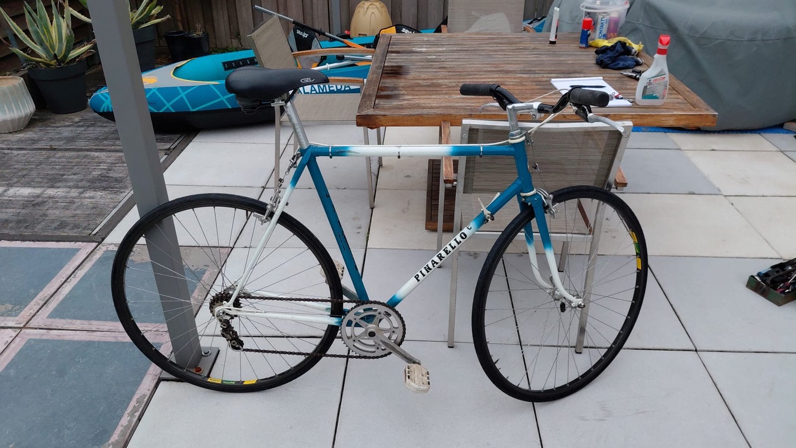 Retro Pinarello (1960), 10 tot 15 versnellingen, Zo goed als nieuw, 57 tot 61 cm, Ophalen