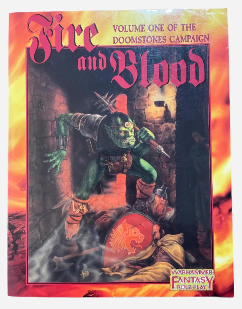 Warhammer Fantasy Role Play Fire and Blood Doomstones, ., Warhammer, Ophalen of Verzenden, Zo goed als nieuw