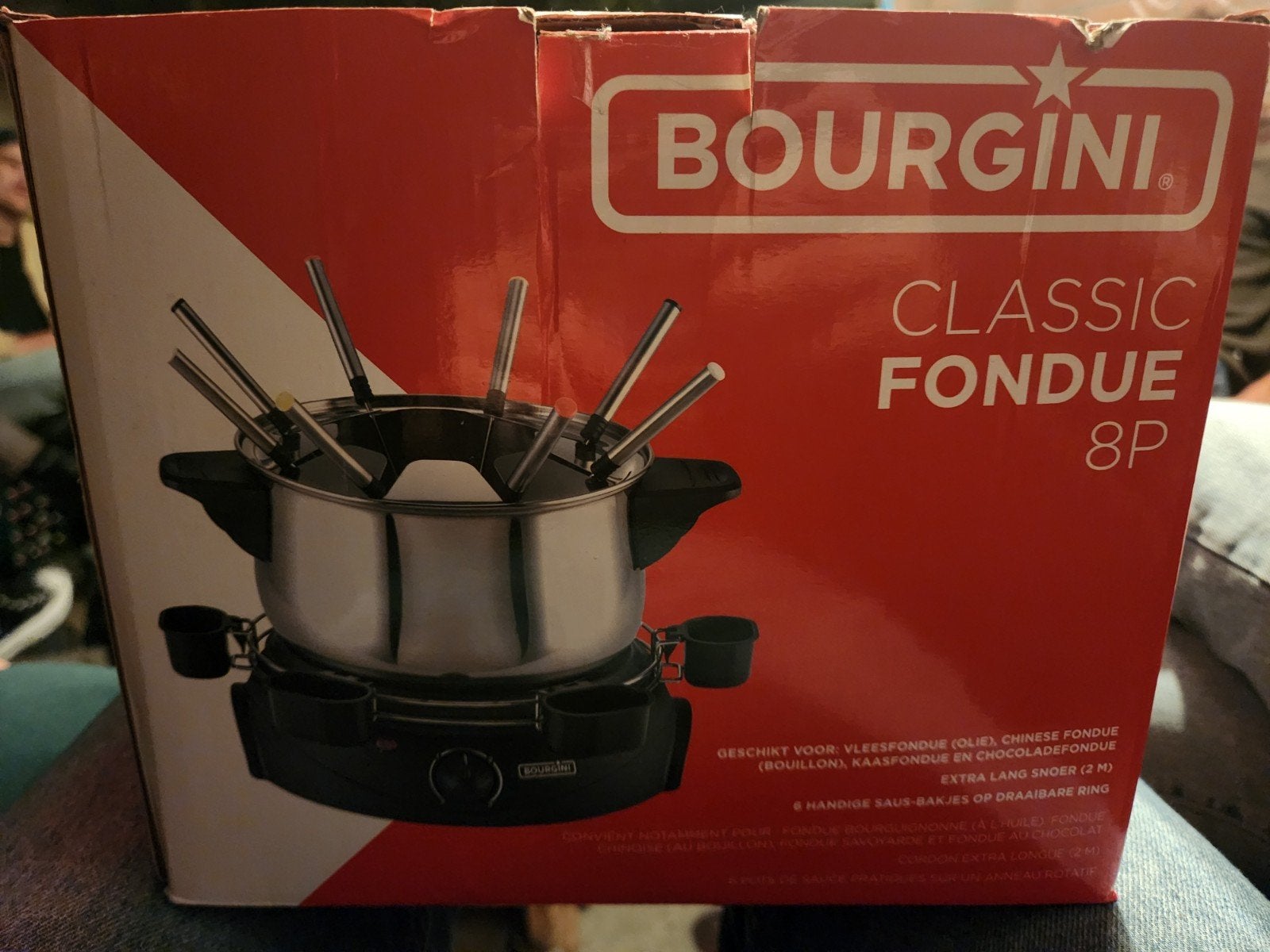 Bourgini Classic Fondue 8P - Zo goed als nieuw, Witgoed en Apparatuur, Ophalen of Verzenden, Zo goed als nieuw, Fondueset