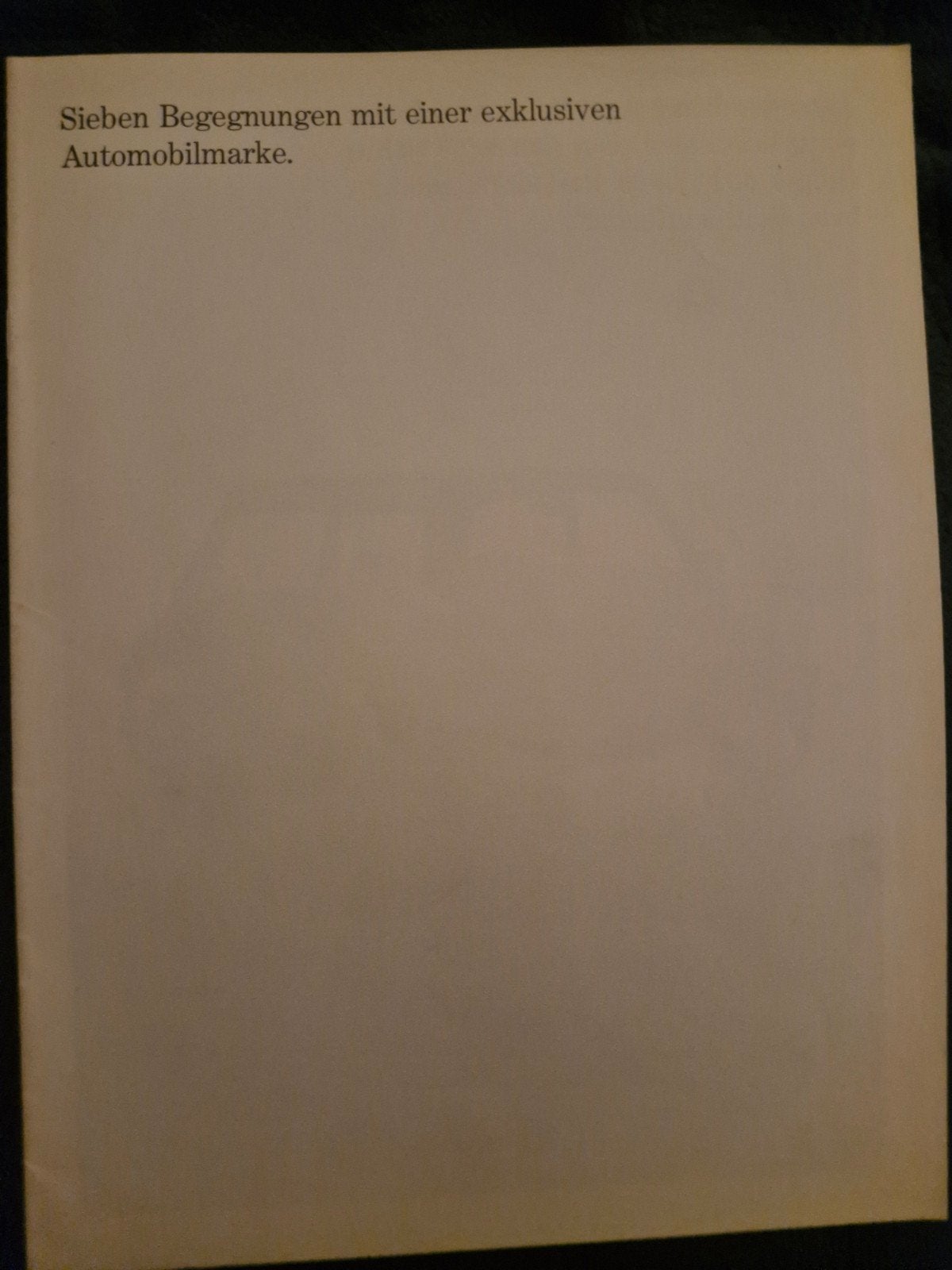 Lancia Programma Brochure 1982 (DE), Verzenden, Zo goed als nieuw, Overige merken