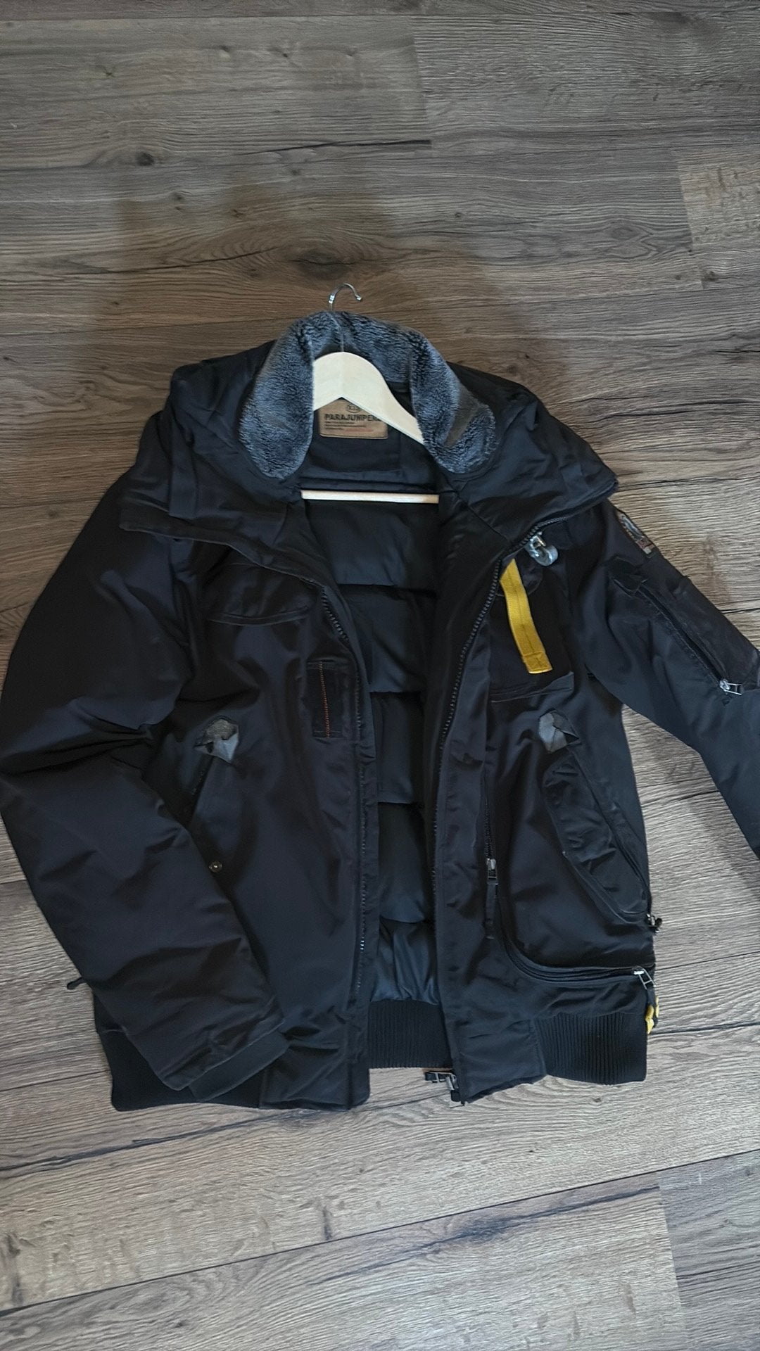 Parajumpers USAF 210 Squadron Winterjas Zwart, Ophalen of Verzenden, Zo goed als nieuw, Maat 52/54 (L), Zwart