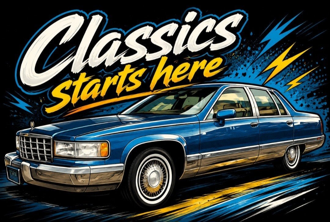 🇺🇲Cadillac Fleetwood 5.7 Brougham AUT 1993 Blauw, Auto's, Cadillac, Achterwielaandrijving, 8 cilinders, Blauw, Brougham