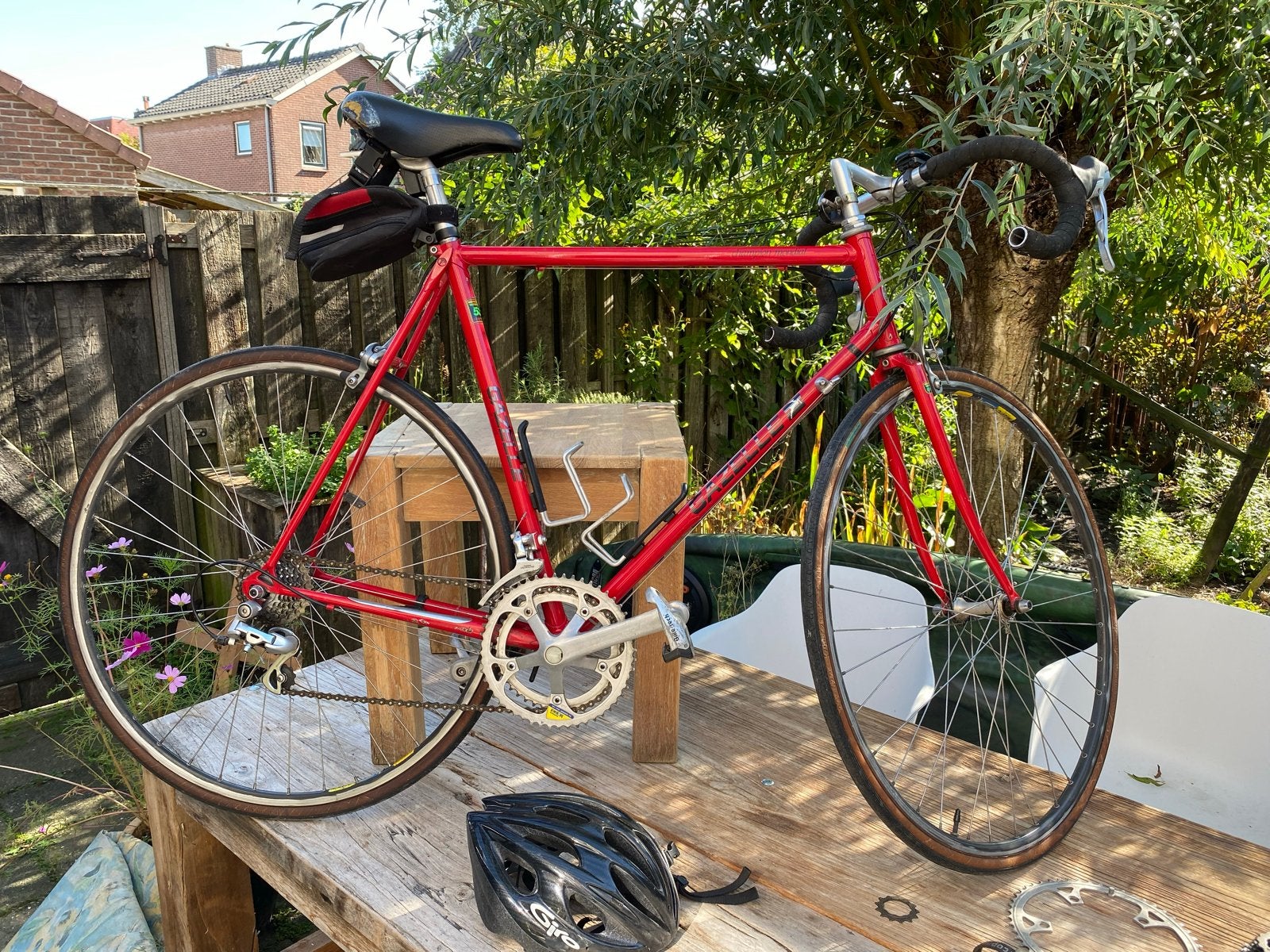 Gazelle Champion Mondial racefiets - framemaat 57, Ophalen, 28 inch, Gebruikt, Velgrem