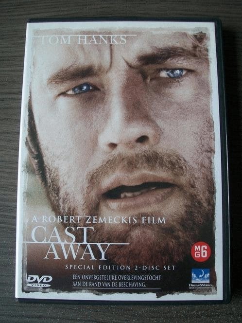 CAST AWAY (2-disc) in nieuwstaat, Cd's en Dvd's, Dvd's | Tv en Series, Verzenden, Nederlands, Zo goed als nieuw, Vanaf 6 jaar