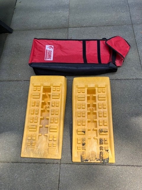 Fiamma Jumbo levelers, Caravans en Kamperen, Ophalen of Verzenden, Gebruikt