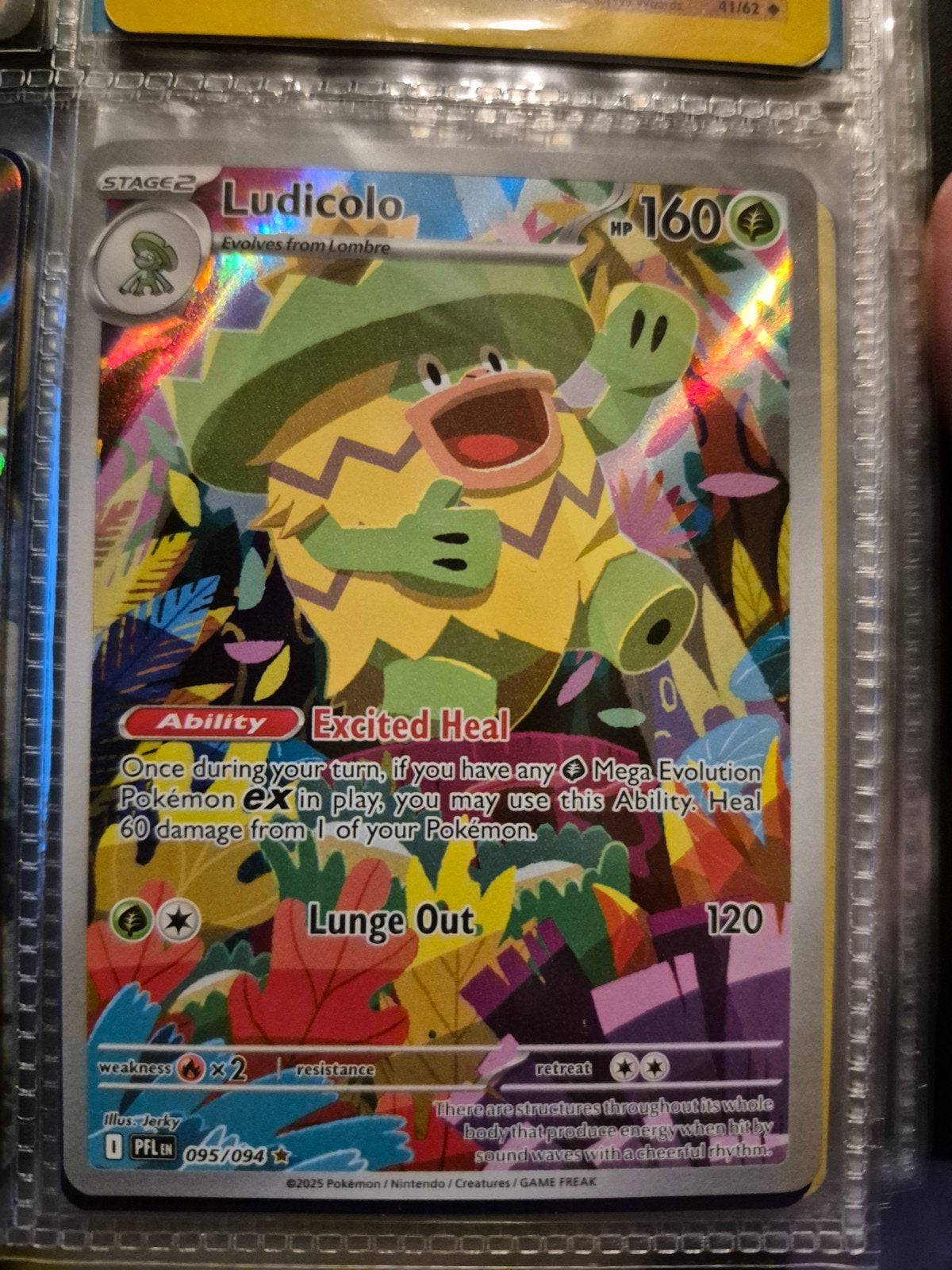 Ludicolo Pokémon Kaart 095/094 - Full Art Foil, Ophalen of Verzenden