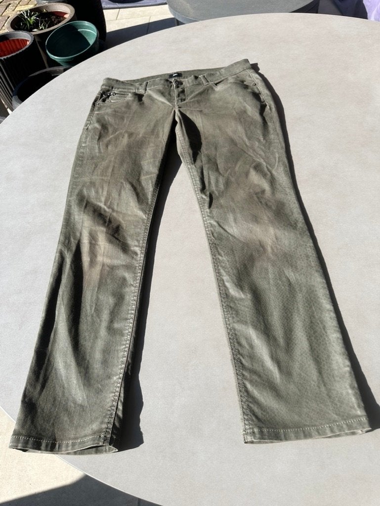 Groene MAC broek, maat 42, MAC, Maat 42/44 (L), Ophalen of Verzenden, Zo goed als nieuw