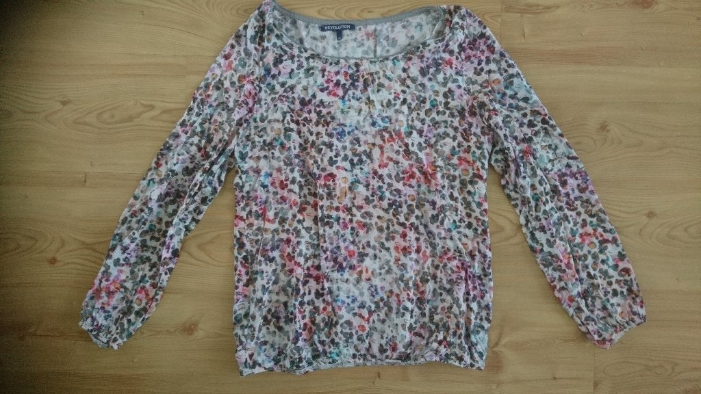 Shirt shirtje top topje lange mouw panter Revolution maat 36, Kleding | Dames, Revolution, Ophalen of Verzenden, Lange mouw, Maat 36 (S)