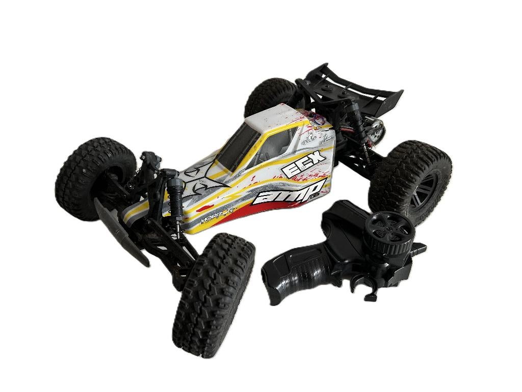 Horizon AMP ECX 1/10 rc auto, Hobby en Vrije tijd, Modelbouw | Radiografisch | Auto's, Gebruikt, Auto offroad, Elektro, Schaal 1:10