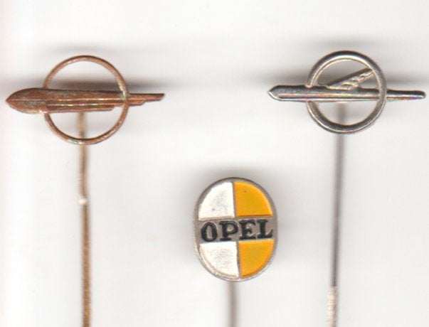Opel 3 verschillende vintage waaronder zilver, Verzamelen, Verzenden, Zo goed als nieuw, Transport
