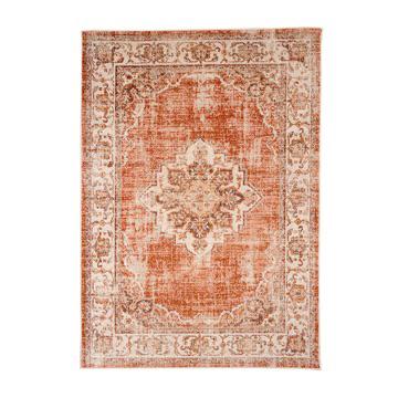 Vintage vloerkleed - Spring Medaillon Terra/Creme -160x230cm, Huis en Inrichting, Stoffering | Tapijten en Kleden, 150 tot 200 cm