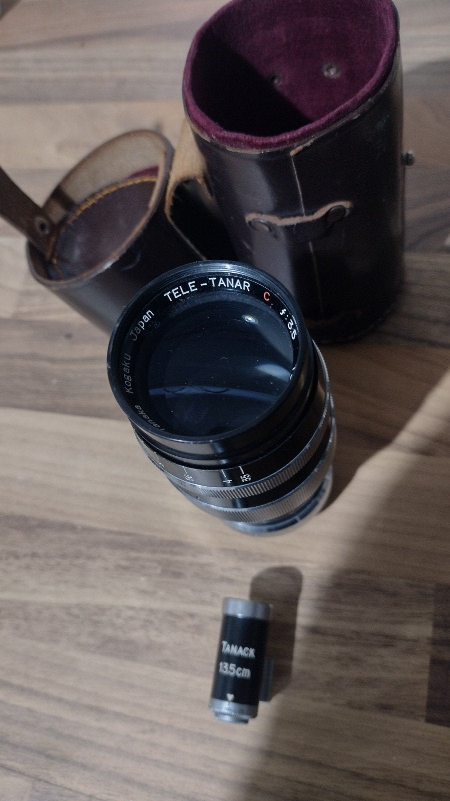 Tele-Tanar 13.5cm f/3.5 lens Leica vatting, Audio, Tv en Foto, Fotografie | Lenzen en Objectieven, Ophalen of Verzenden, Telelens