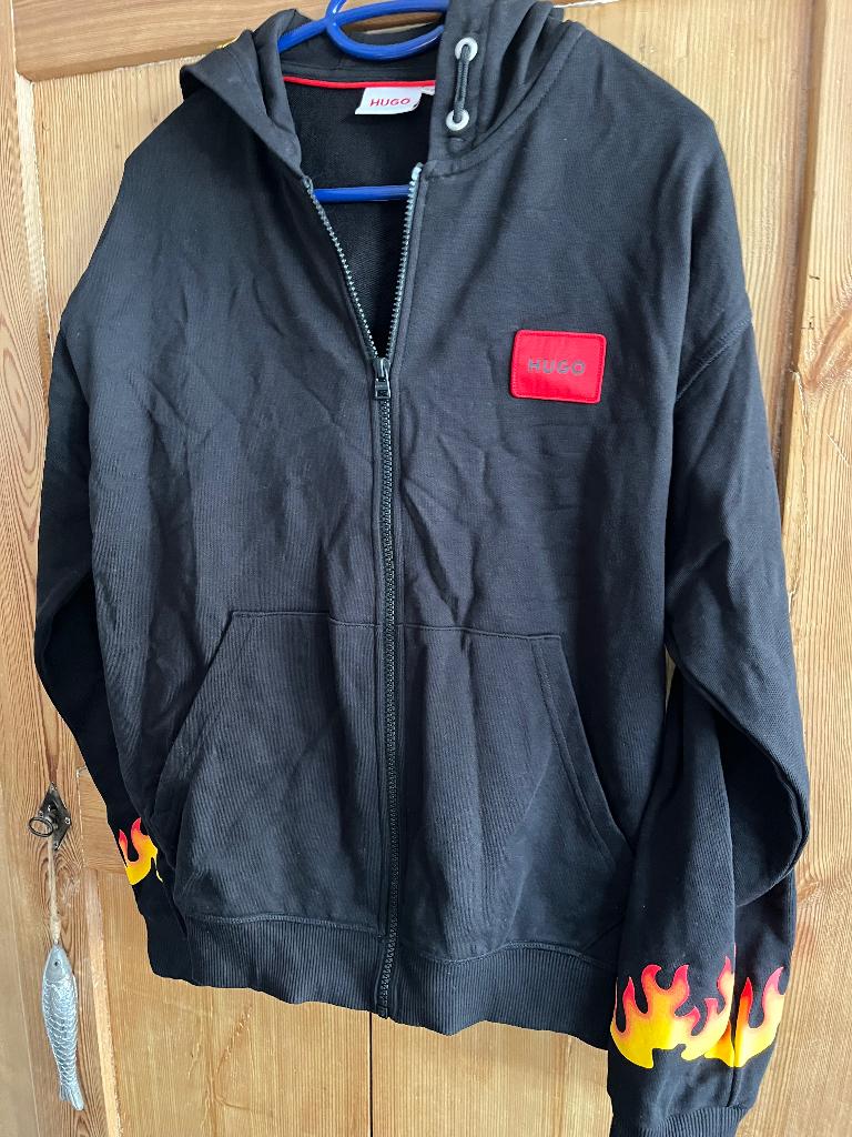 Hugo Boss vest zwart maat 176, Ophalen, Gebruikt, Trui of Vest, Hugo Boss