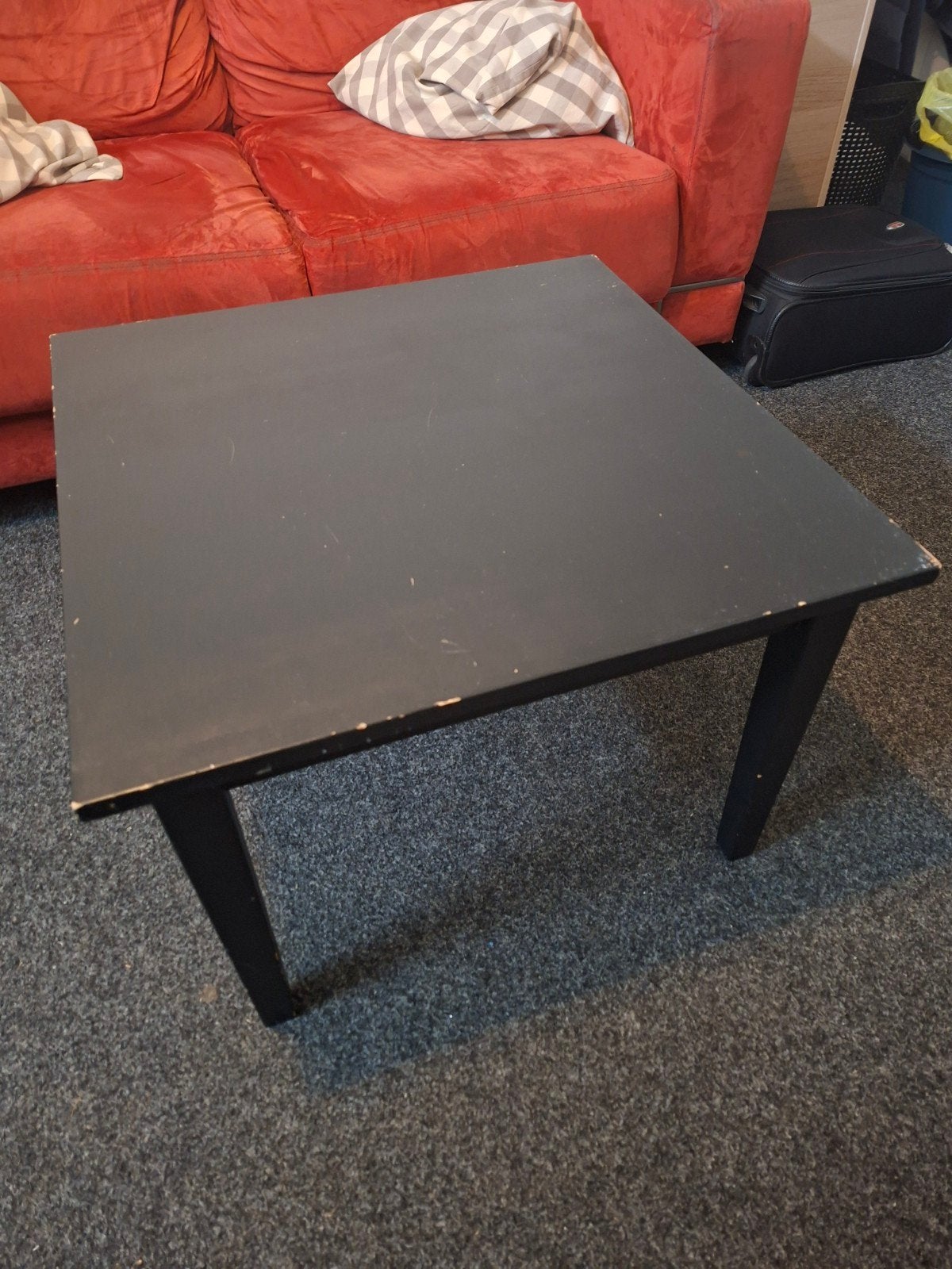 Bijzettafeltje, Ophalen, Gebruikt, 50 tot 100 cm, Zwart