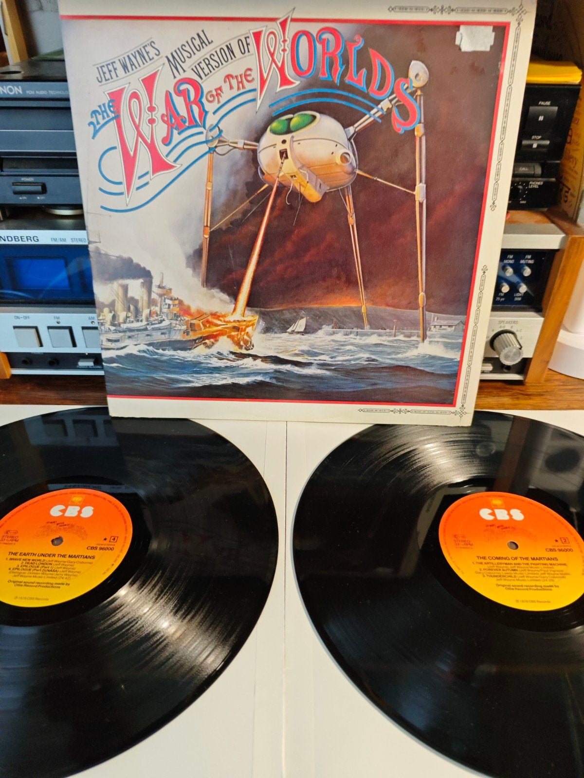 Jeff Wayne's Musical Version of The War of the Worlds LP, Progressive, Gebruikt, Ophalen of Verzenden, 1970 - 1979