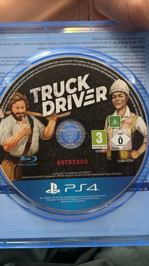 Truck Driver PS4 Game - Rijden en Vervoeren, Ophalen, 1 speler, Zo goed als nieuw, Vanaf 3 jaar