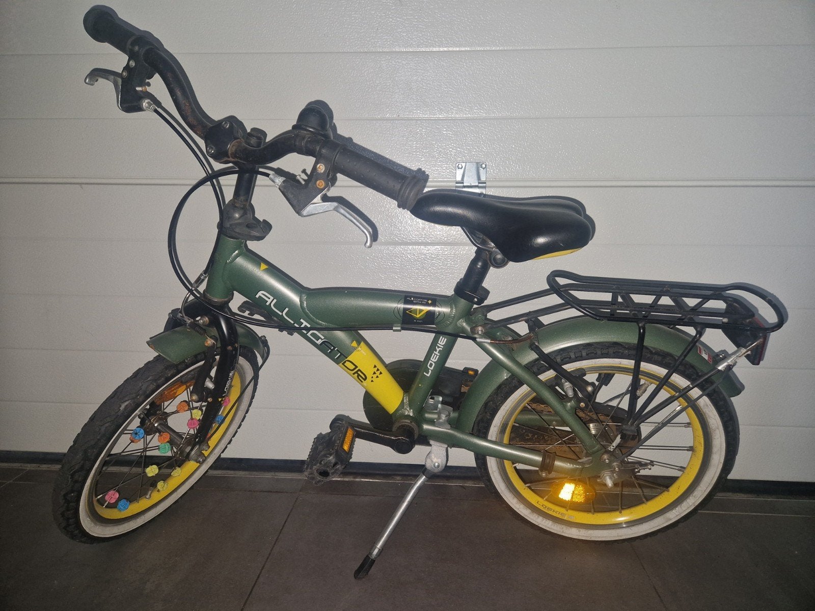 Loekie Alligator kinderfiets 16 inch, Fietsen en Brommers, Fietsen | Kinderfietsjes, Terugtraprem, Loekie, Ophalen of Verzenden