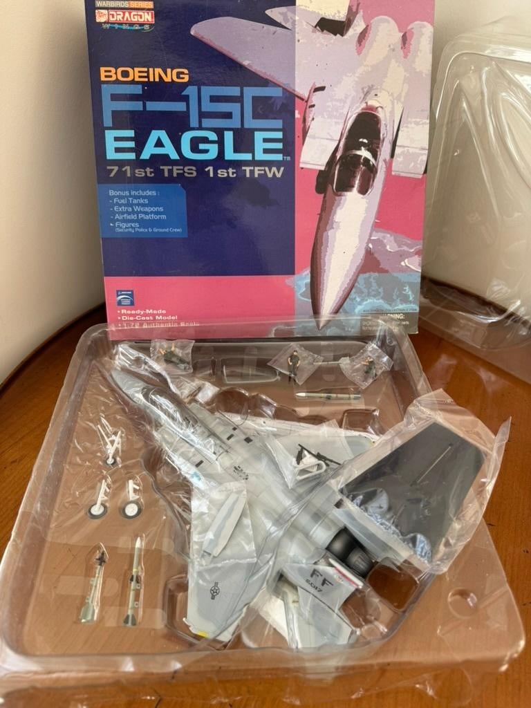 Dragon Wings 1:72 Diecast Boeing F-15C Eagle 50148, Ophalen of Verzenden, Zo goed als nieuw, Schaalmodel
