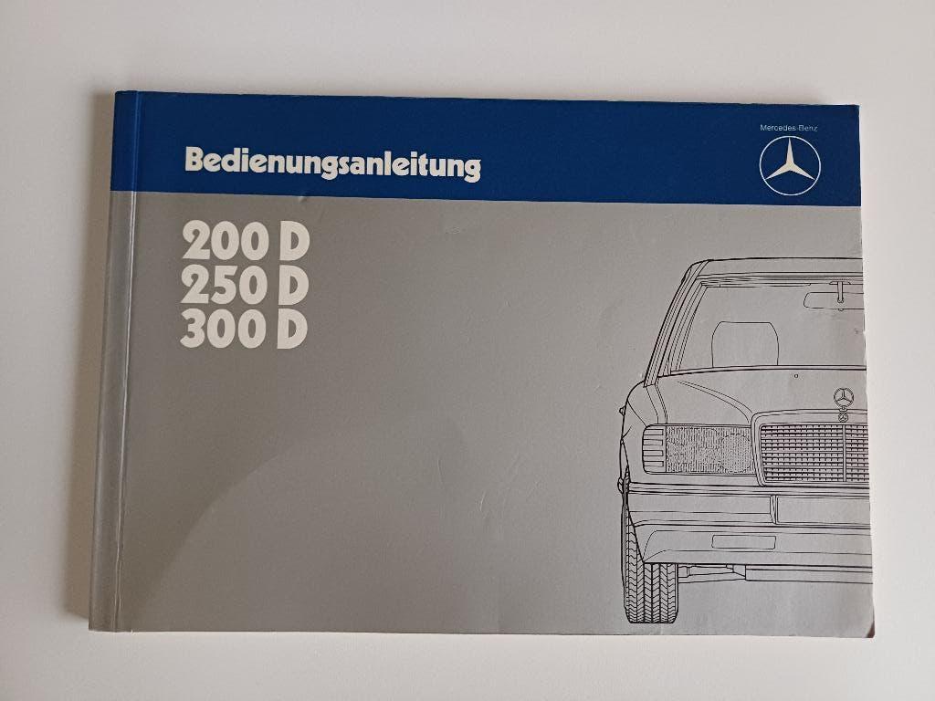 Originele handleiding voor Mercedes-Benz 200D, 250D en 300D, Ophalen of Verzenden