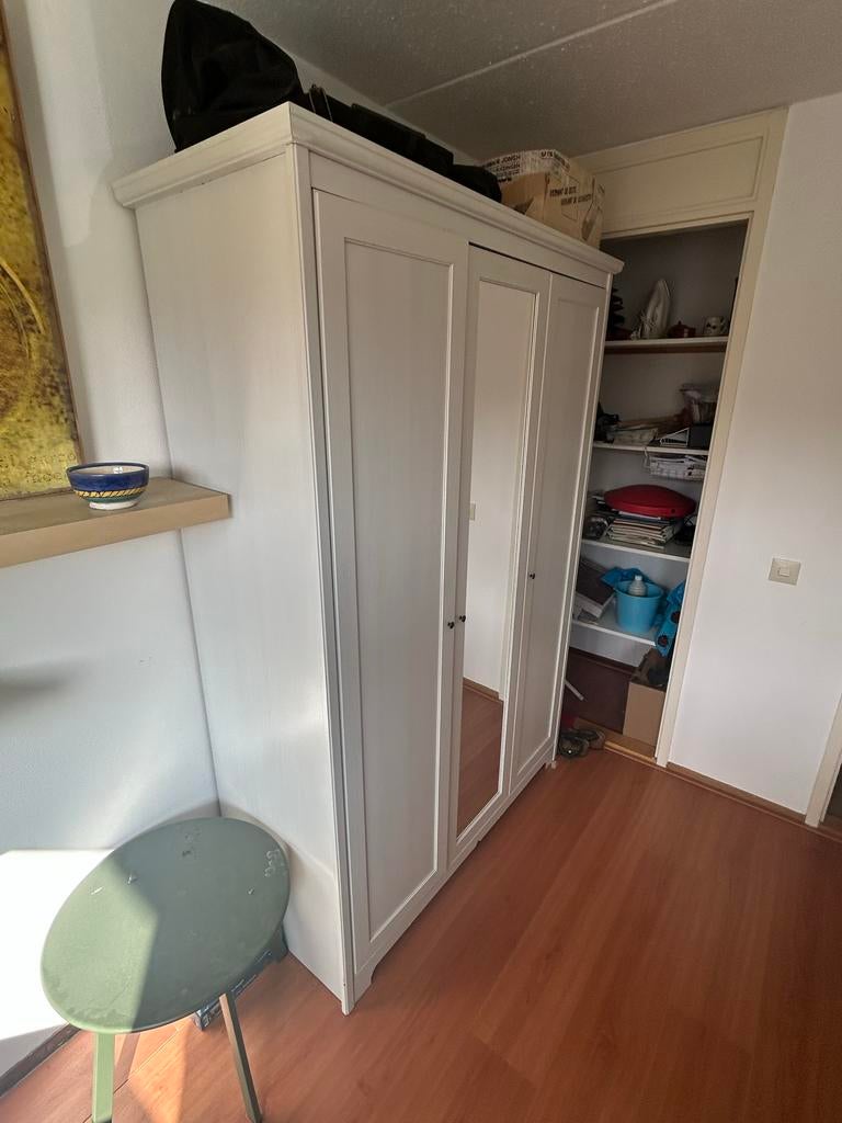 IKEA kledingkast met spiegeldeur, Gebruikt, 100 tot 150 cm, 200 cm of meer, Ophalen of Verzenden