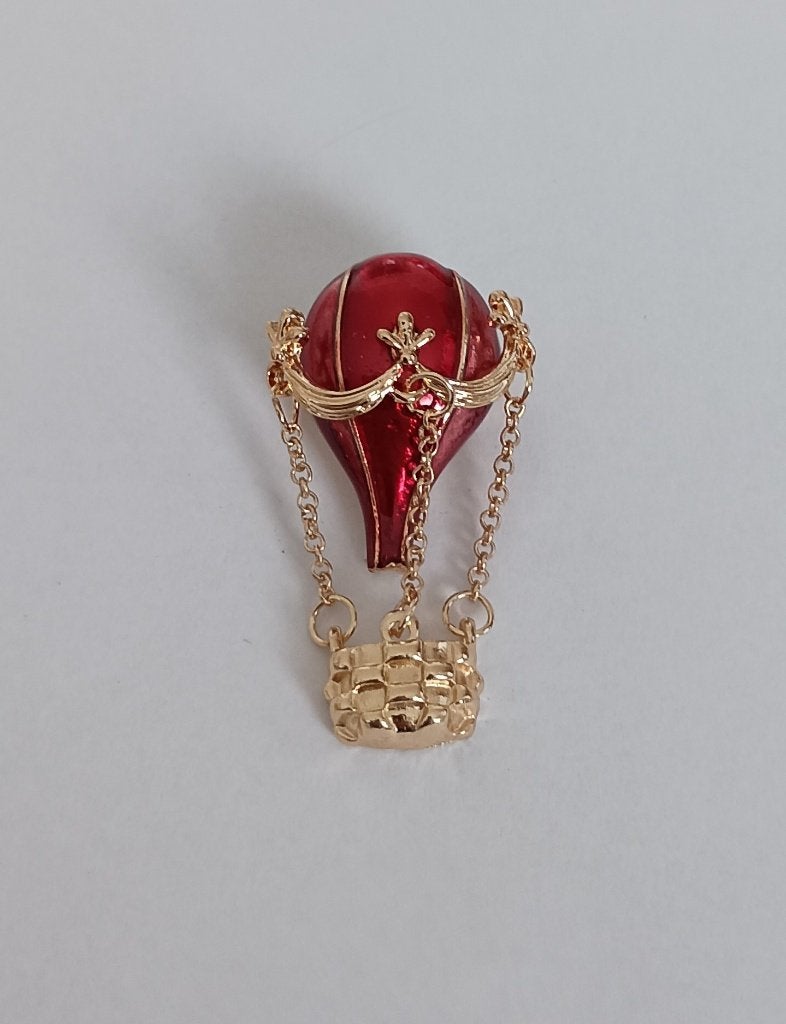 Luchtballon broche, Sieraden, Tassen en Uiterlijk, Broches, Overige materialen, 4 tot 7 cm, Overige kleuren, Nieuw