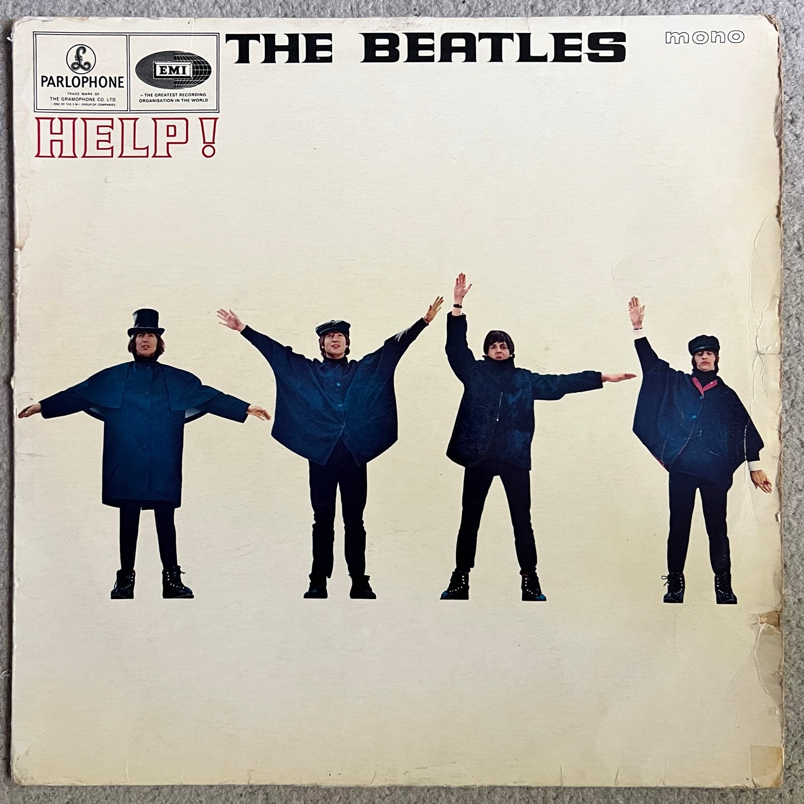 The Beatles - Help! (Originele MONO Persing, Holland 1965), Cd's en Dvd's, Vinyl | Pop, LP, Gebruikt, Pop, Originele persing