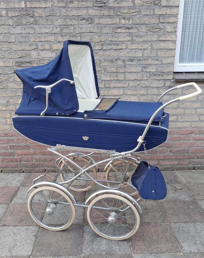 Vintage kinderwagen jaren 60 met originele luiertas, Ophalen of Verzenden, Gebruikt, Overige merken