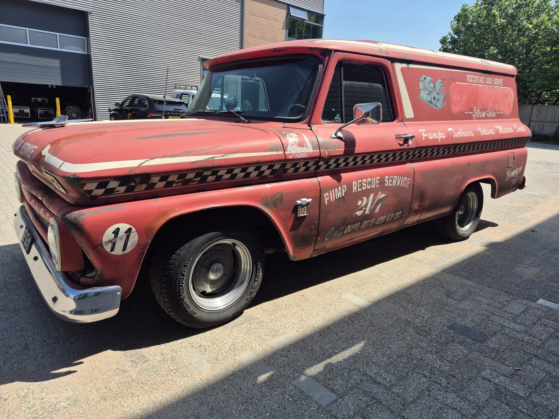 Chevrolet C10 PANEL VAN 1964 5.7 v8 lpg zeer goede staat apa, Auto's, Automaat, Gebruikt, 8 cilinders, Chevrolet