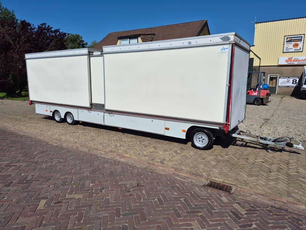 Lambert martkwagen verkoopwagen 8 meter + uitschuif, Ophalen of Verzenden
