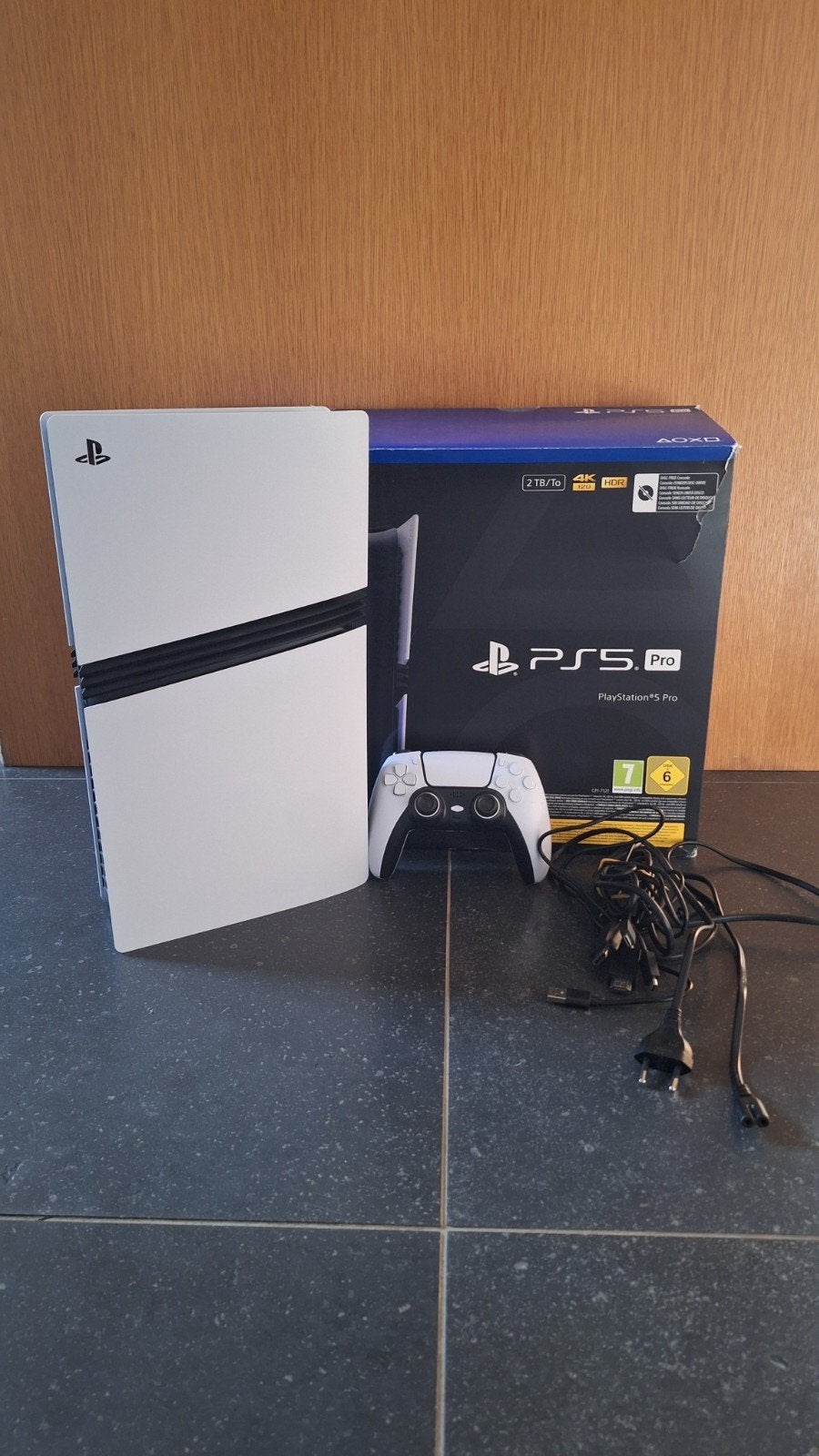 PlayStation 5 Pro 2TB Digital Edition + controller en doos!, Ophalen of Verzenden, Zo goed als nieuw, Playstation 5 Digital