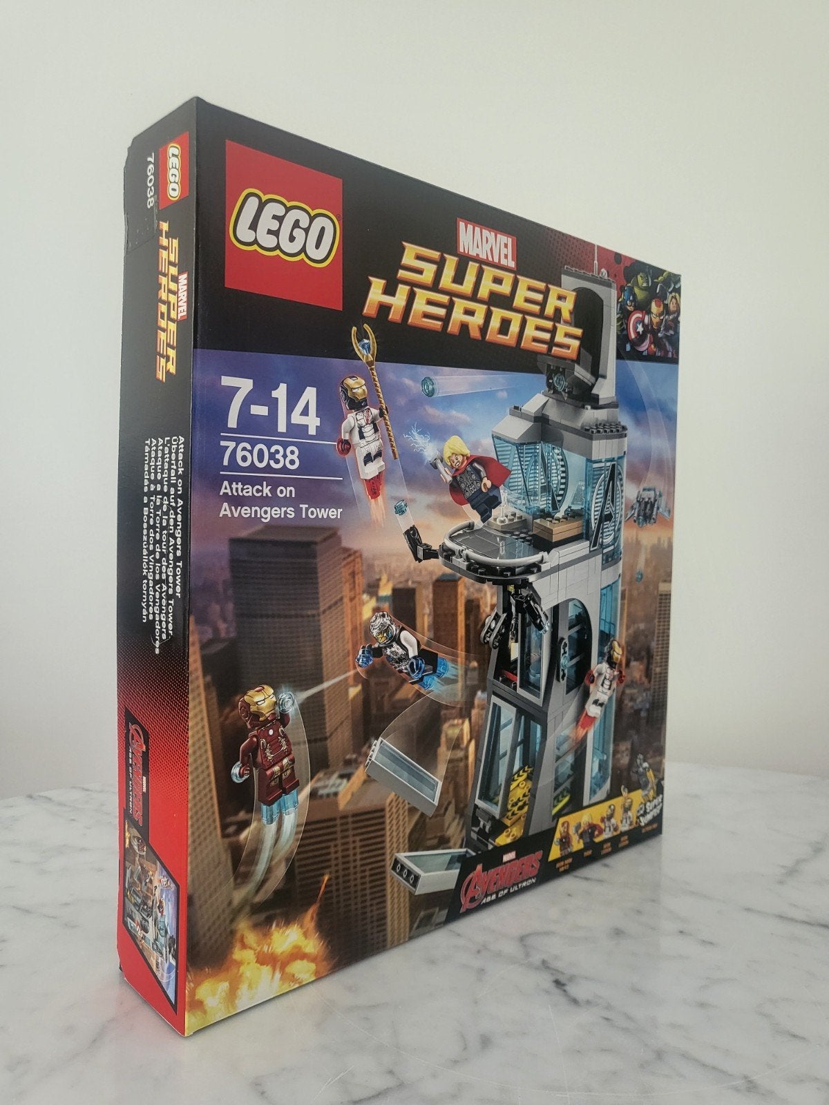 LEGO Marvel Super Heroes 76038 Avengers Tower Aanval, Ophalen of Verzenden, Nieuw, Complete set, Lego