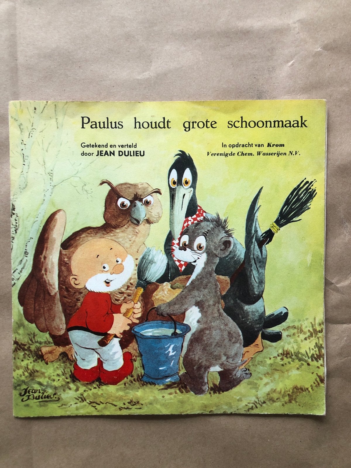 Paulus de Boskabouter - Paulus houdt grote schoonmaak, Gebruikt, Ophalen of Verzenden, EP, Kinderen en Jeugd
