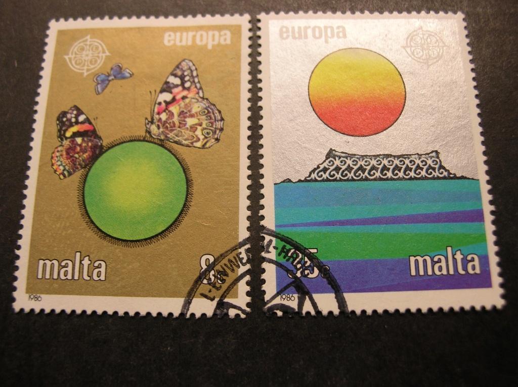 Cept/Verenigd Europa Malta 1986 gestempeld, Verzenden, Malta, Postfris