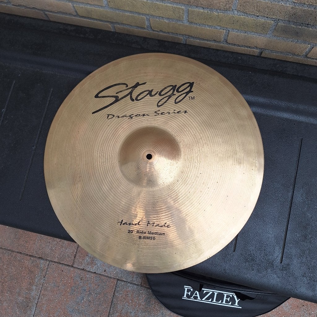 Cymbal 20inch Ride, Stagg., Ophalen of Verzenden, Gebruikt, Overige soorten