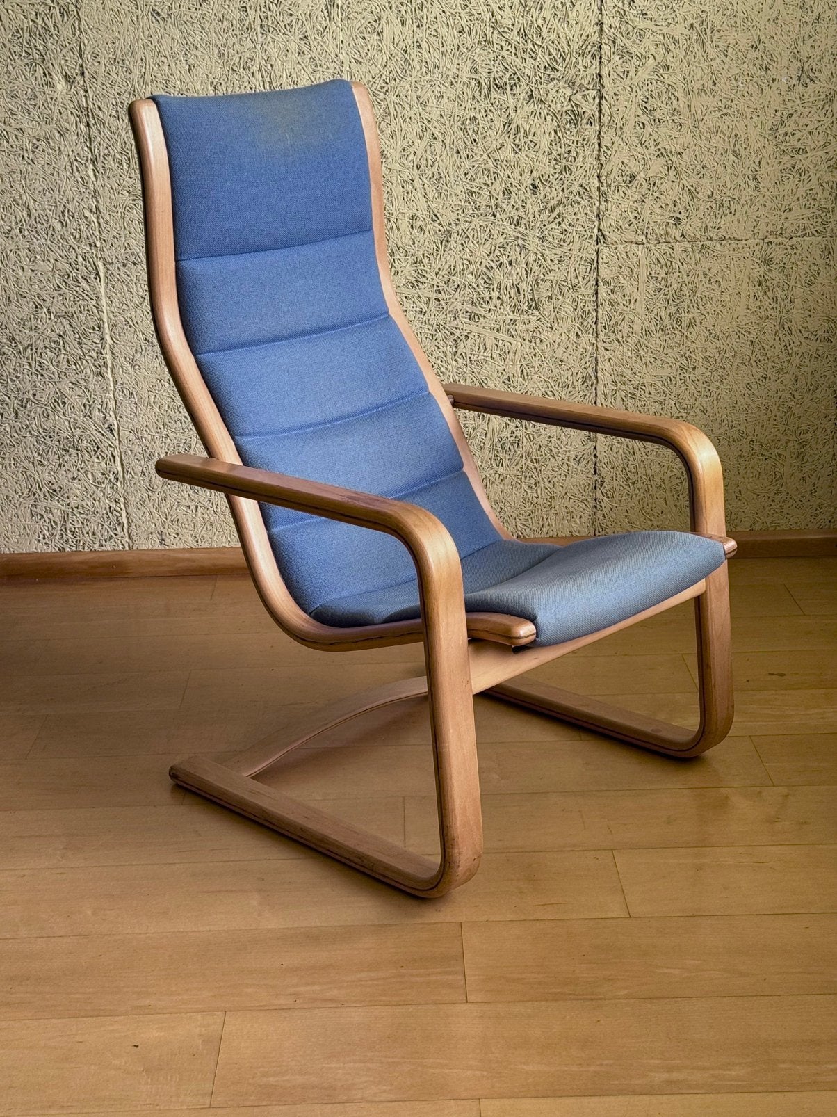 Swedese Lamello fauteuil – design Yngve Ekström - jaren 80, Ophalen, Gebruikt, Vintage, 75 tot 100 cm