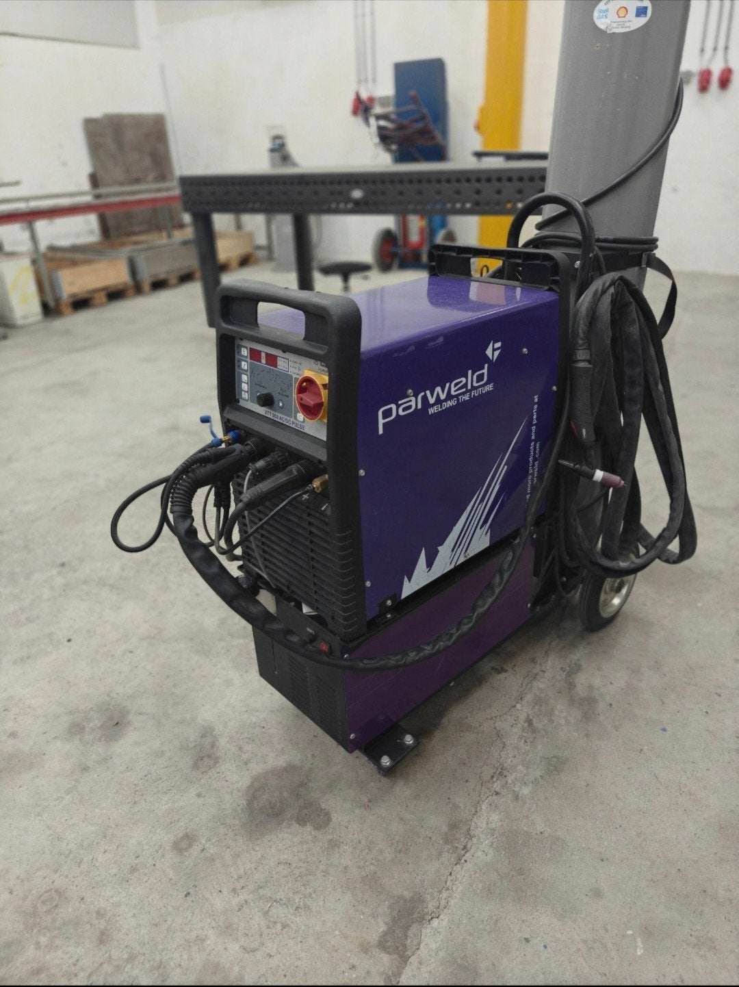 Parweld XTT 353 Ac/Dc Pulse TIG, Ophalen, 250 ampère of meer, Tig