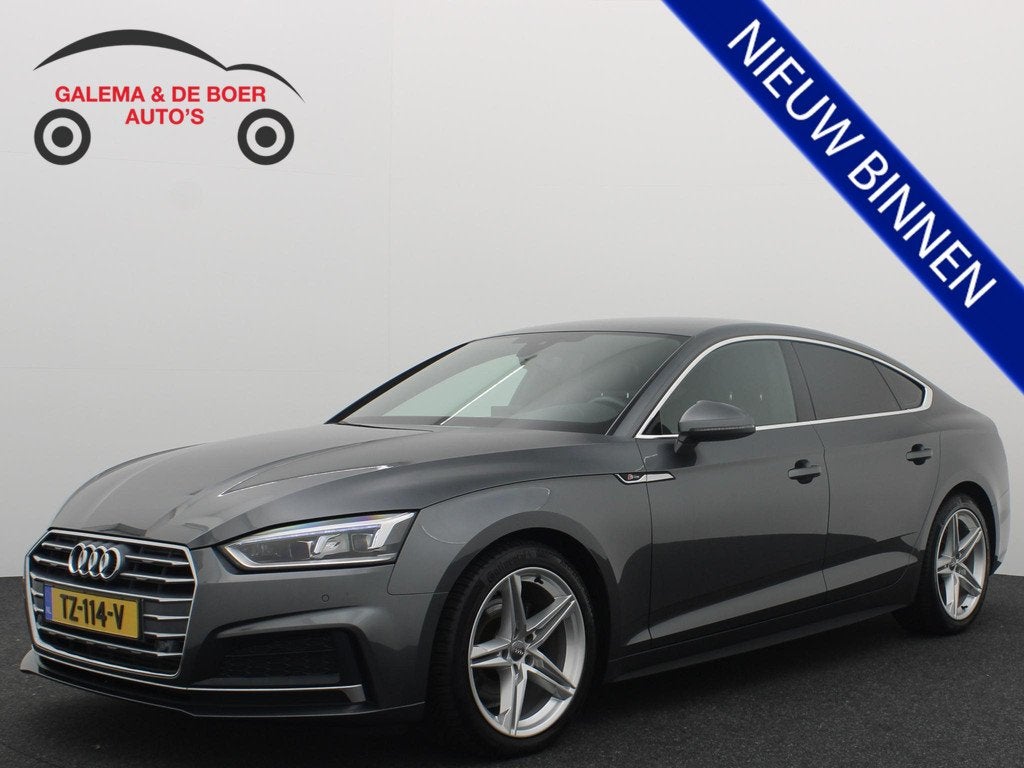 Audi A5 Sportback 2.0 TFSI MHEV Sport S-line Edition AUTOMAA, Auto's, Audi, Start-stop-systeem, Gebruikt, 1984 cc, Leder en Stof