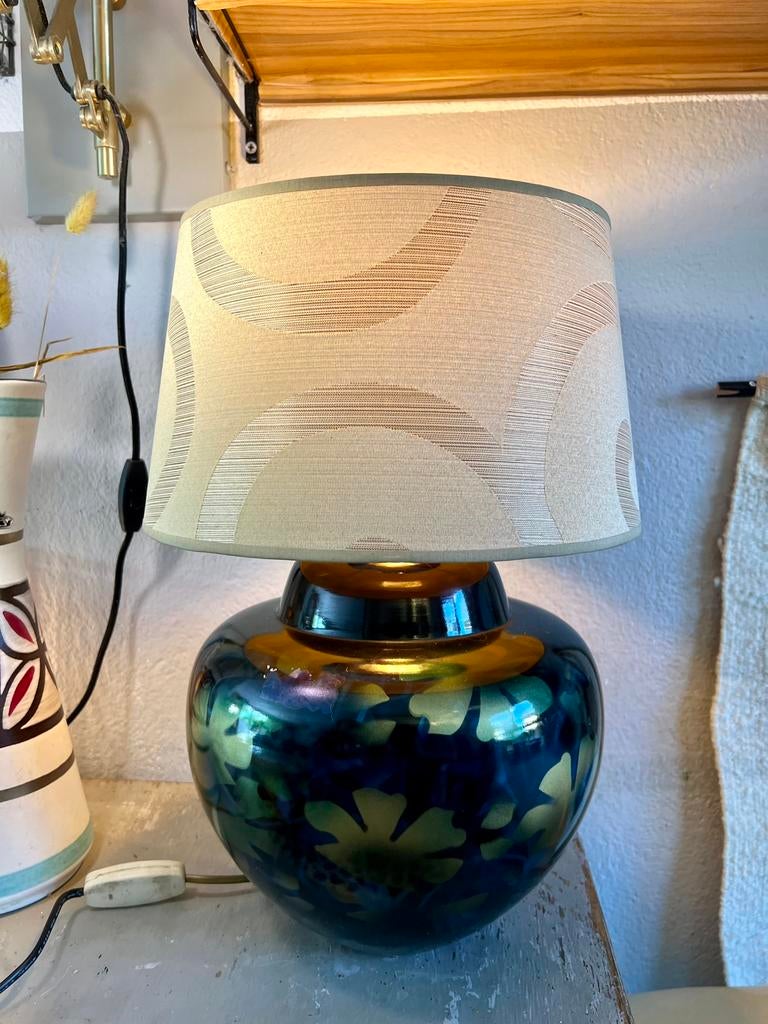 Vintage design tafellamp Louis L Drimmer lamp incl lampenkap, Overige materialen, Gebruikt, Vintage, Ophalen of Verzenden