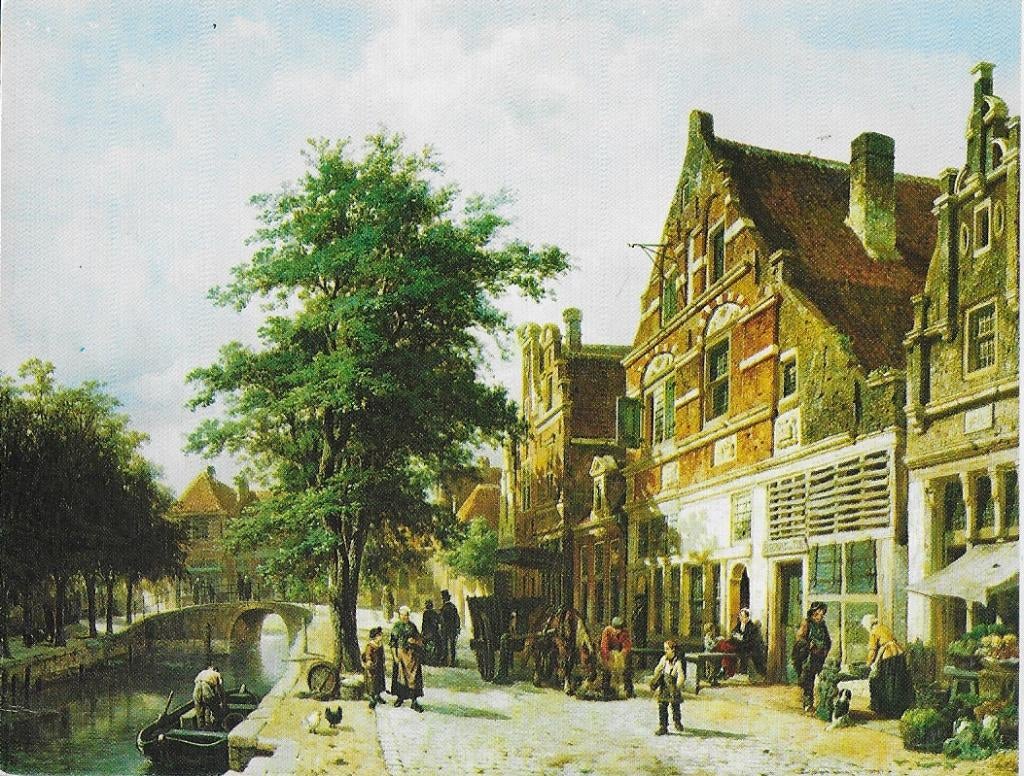 Gezicht op Enkhuizen Ongelopen Ansichtkaart (B74), Ophalen of Verzenden, 1980 tot heden, Gelopen, Noord-Holland
