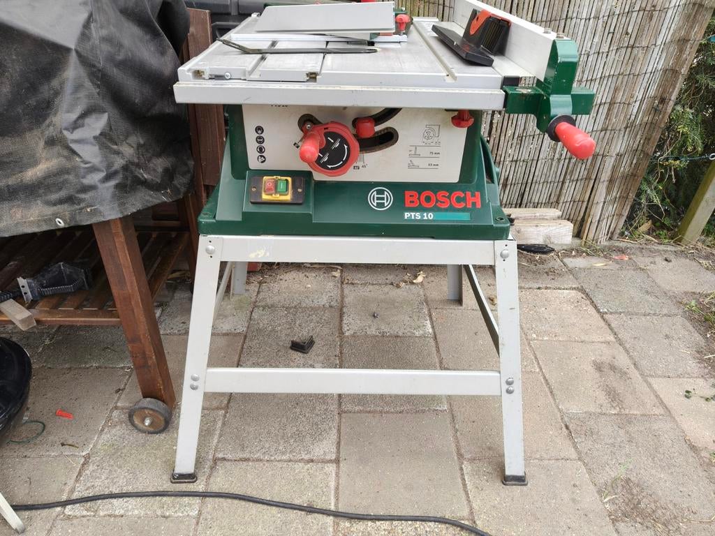 Bosch PTS 10 Tafelzaag - Krachtige en Nauwkeurige Zaag, Ophalen, Gebruikt