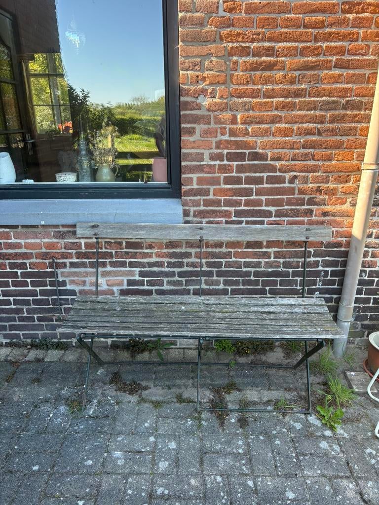 Gratis tuinbankje, Ophalen, Gebruikt, Hout