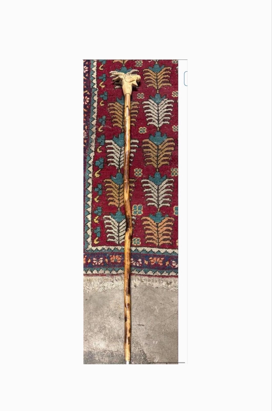 Wandelstok met bokke kop, Ophalen of Verzenden