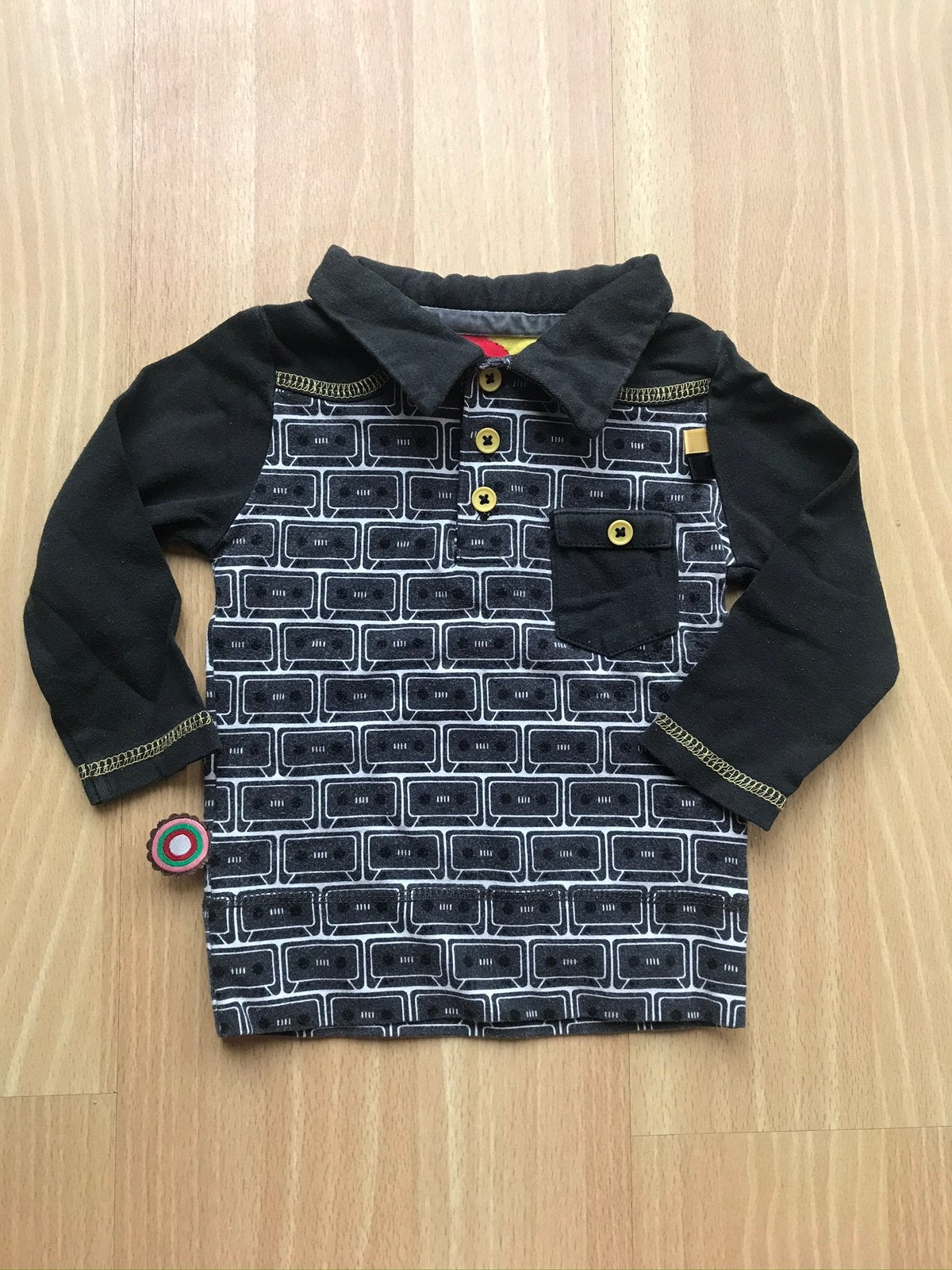 4ff 4 funky flavours longsleeve jongen maat 62 /. 68 zgan, Ophalen of Verzenden, Zo goed als nieuw, Jongetje, Shirtje of Longsleeve