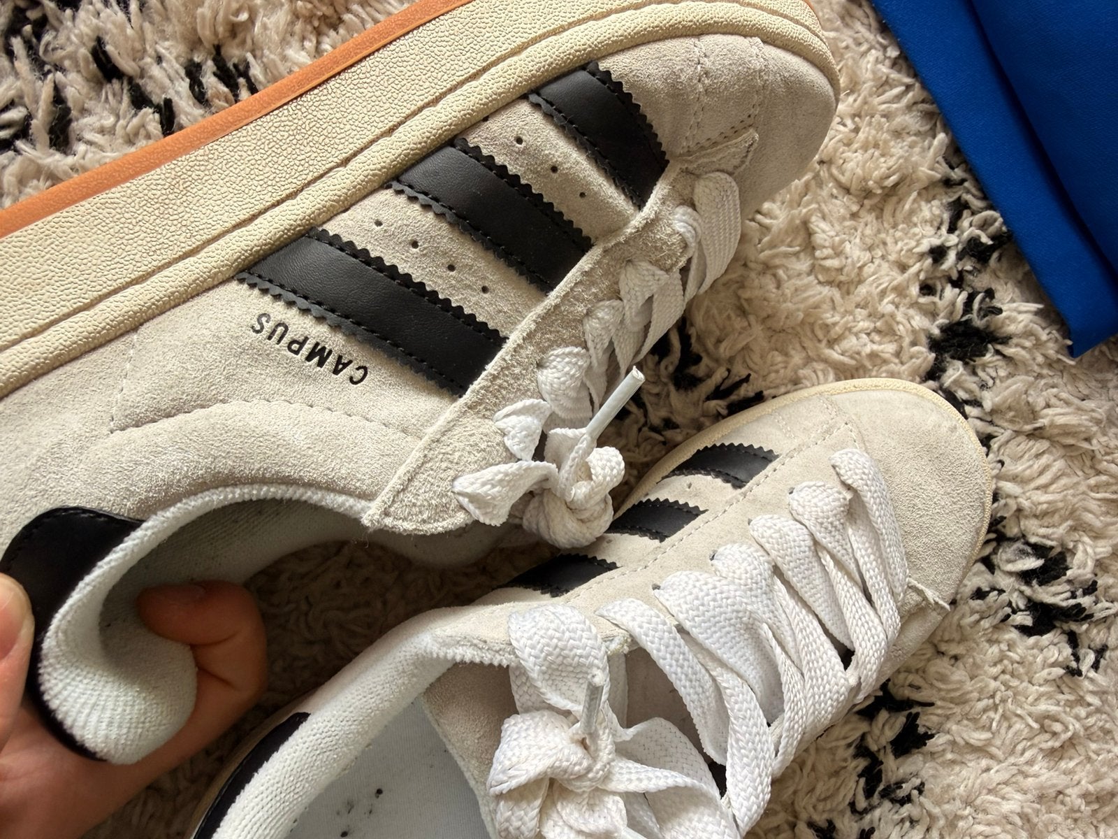 Adidas campus, Zwart, Ophalen of Verzenden, Sneakers of Gympen, Gedragen